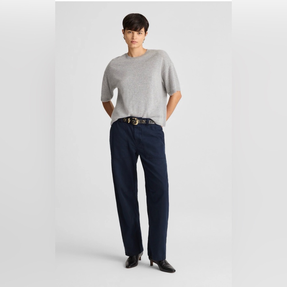NWT Madewell Darted Barrel-Leg Pants
